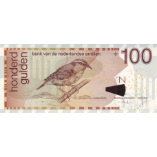P31d Netherlands Antilles - 100 Gulden Year 2006